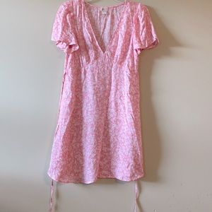 Billabong small pink floral sun dress
